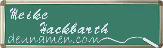 Meike Hackbarth Visitenkarte